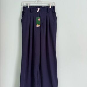 HALARA Navy Boot Cut Pants
